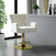 Rhett Swivel Upholstered Adjustable Height Counter Stool