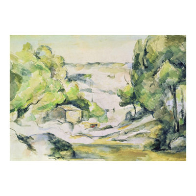 «Countryside in Provence», Paul Cézanne, estampe numérique