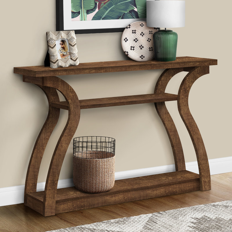 Console en bois massif 47,25 po , Brun