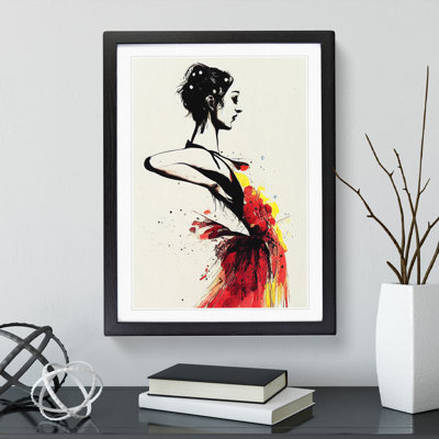Artistic Woman - Single Picture Frame Painting