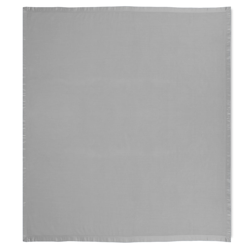 Atelier Martex Oversized Bed Scarf/Throw in Silver