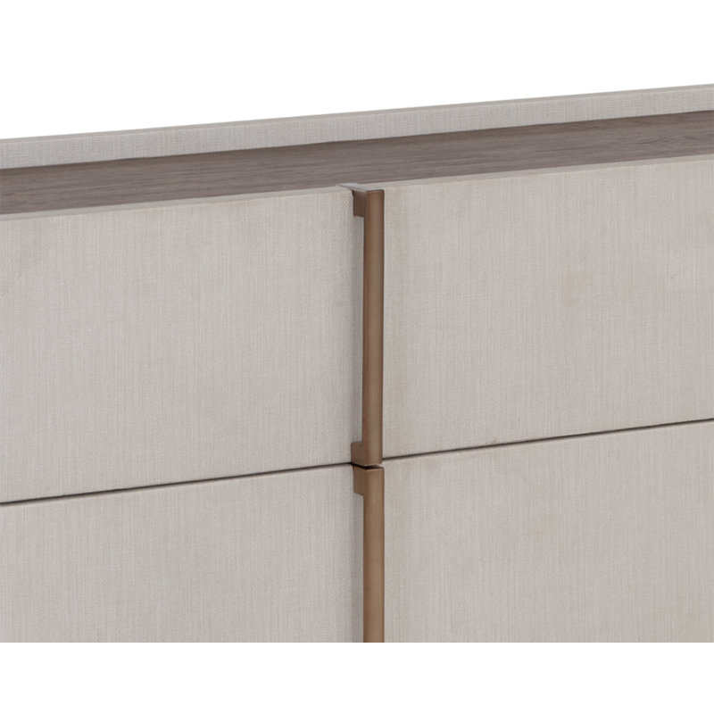 JAMILLE 6 - Drawer Dresser, Ivory
