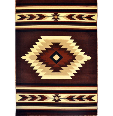 Tapis brun/beige Drummond