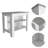 Rockaway 3-Shelf Kitchen Island with Ibiza Marble Top, Perfect for Additional Storage and Elegant Workspace-1700283169