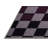 Machine Washable Checkered Pink Area Rug-1489717722