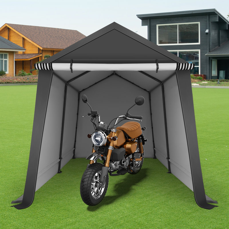 8 Ft. W x 14 Ft. D Steel Party Tent Canopy