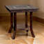 Table de bout Odel, 1 tablette, acajou brun foncé, rectangulaire 25 po
