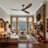 3-Blade Solid Walnut Wood Ceiling Fan No Light, Quiet Reversible DC Motor with Remote Control-1112847794