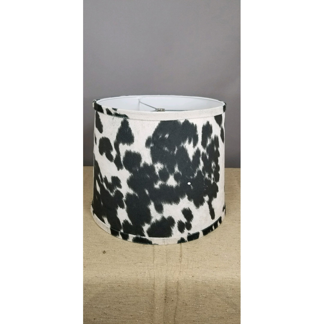 Faux Cowhide Drum Lamp Shade (Spider) Union Rustic 