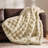 Double-Sided Bubble Faux Fur Throw Blanket-136169288-136169295