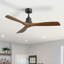 Ventilateur de plafond standard à 3 pales de 52 po avec télécommande Nicola-1851323405