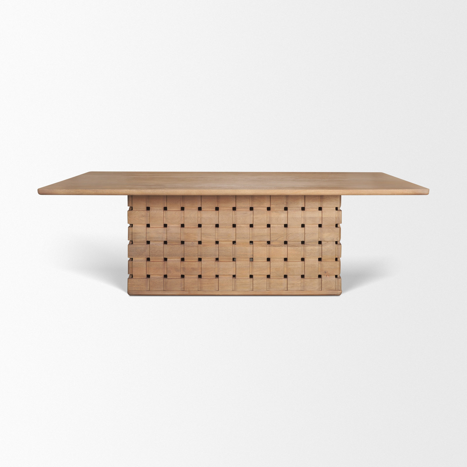Niya 44" Light Brown Mango Dining Table