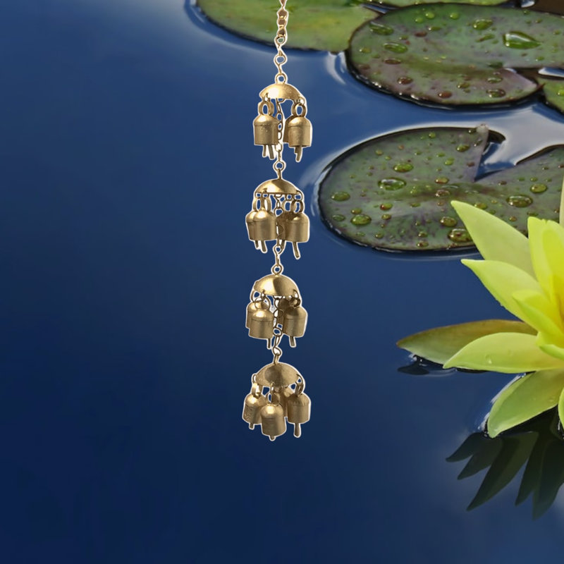 16-Bell Temple Chime in Burnished Gold