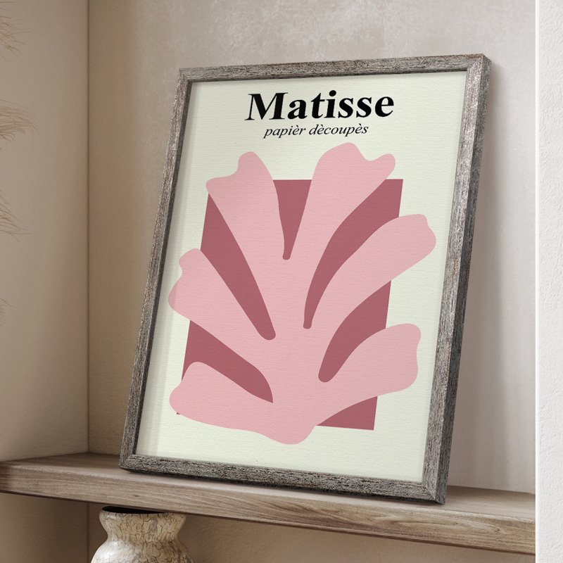Matisse CECLV, reproduction d'art encadrée - bois massif, H 30 po x l 24 po
