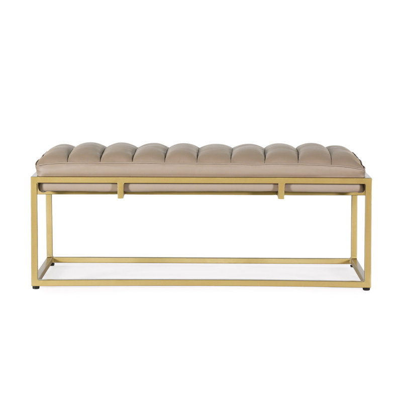 Banc en similicuir