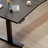 Black Curved Hight adjustable Solid Wood desk-108424828