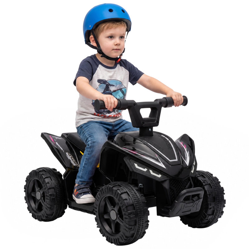 HOMCOM Battery Powered Ride On Toy, Black
