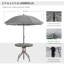 Steel Patio Dining Set Table,