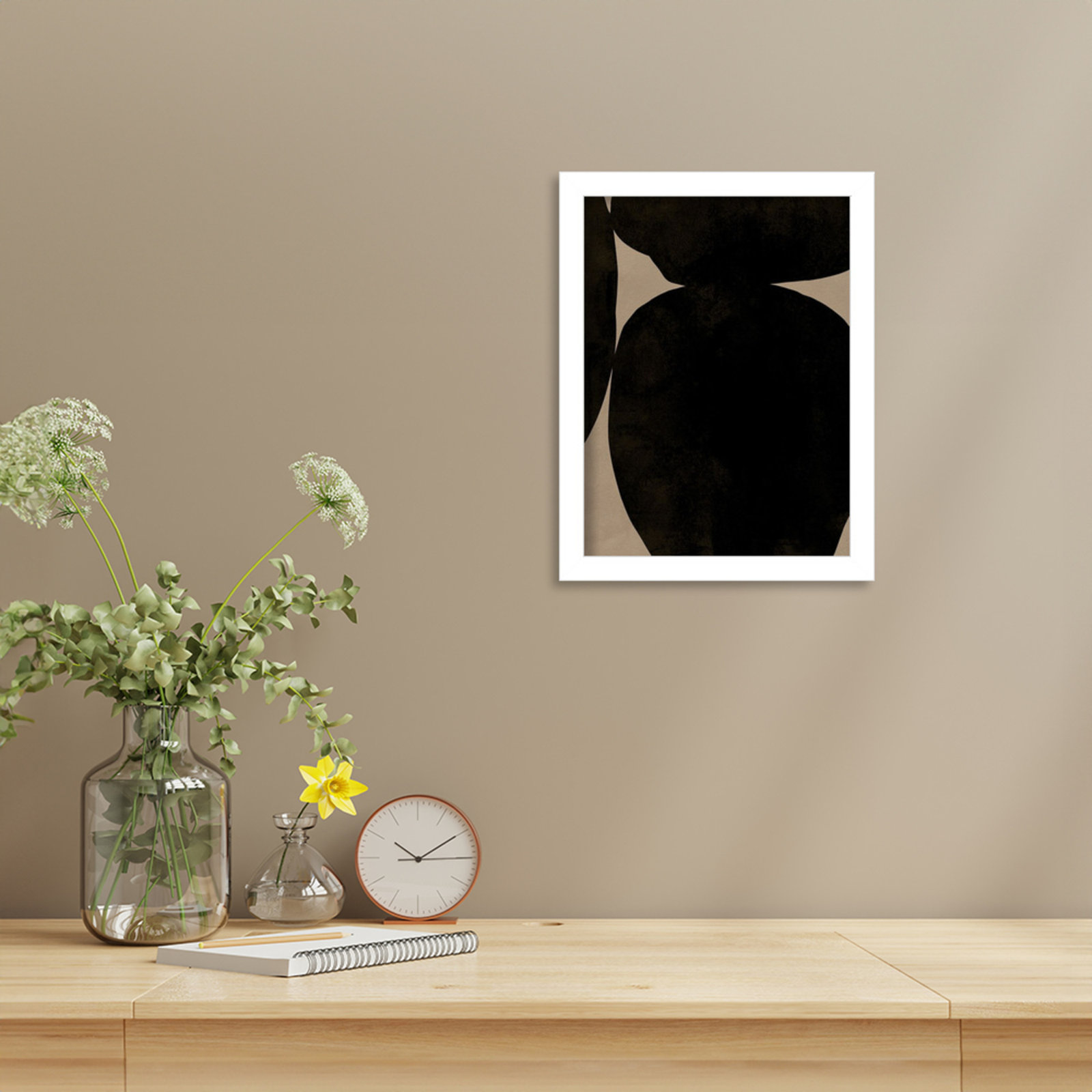 Heirloom Orbs II by Jacob Green, 13" H x 10" W x 1" D, White