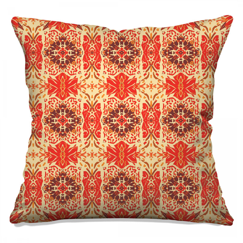 Coussins décoratifs Red Beige, 20 x 20 pouces