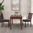 Modern Dining Chair Set With Slanted High Backrest Wear-resistant Pvc Leather-649049213
