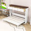 Twin Three Drawers Wooden Murphy Bed with Slats