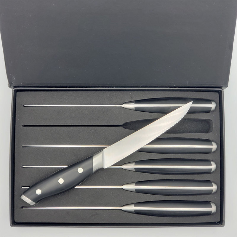 BBQ Dragon 6 Piece Stainless Steel Steak Knife Set