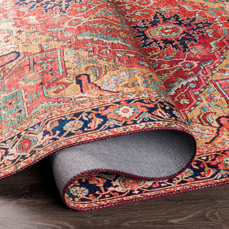 Fleckenstein Oriental Rust Area Rug, Rectangle 3'6" x 5'6"