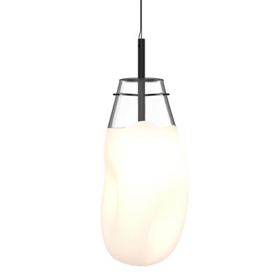 Luminaire suspendu géométrique à 1 lumière Liquid
