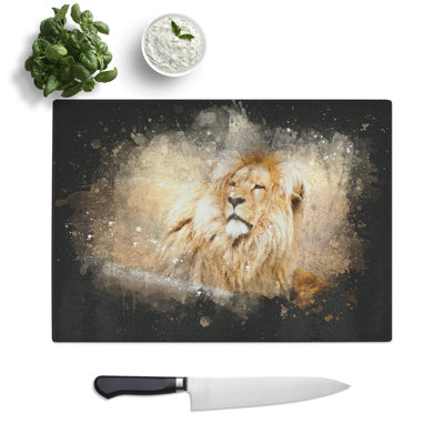 Lion Vol.1 Paint Splash Chopping Board
