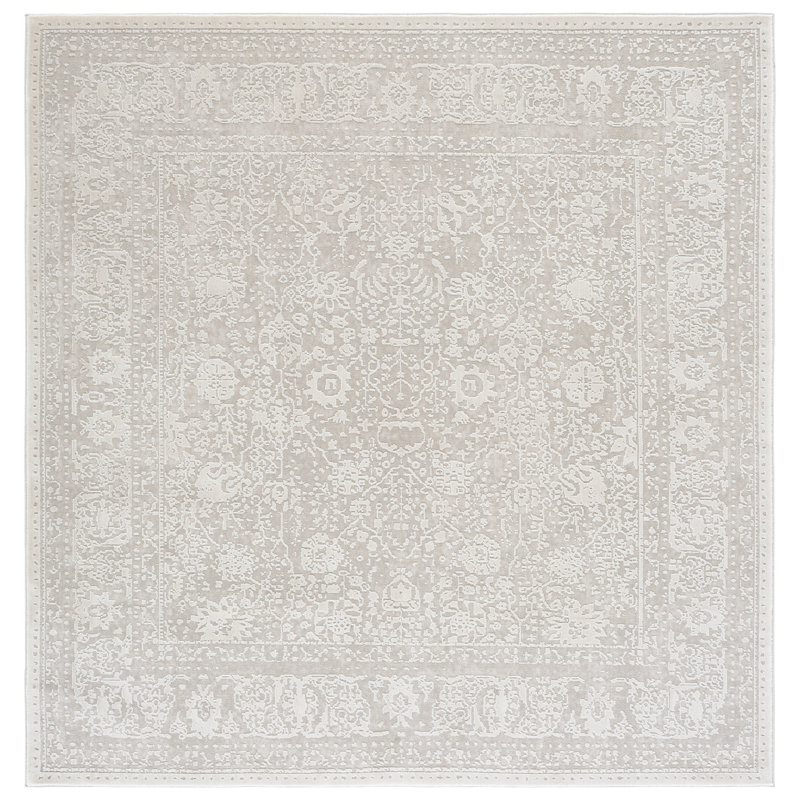 Reflection Performance Oriental Indoor Rug, 6'-7" x 6'-7" Square