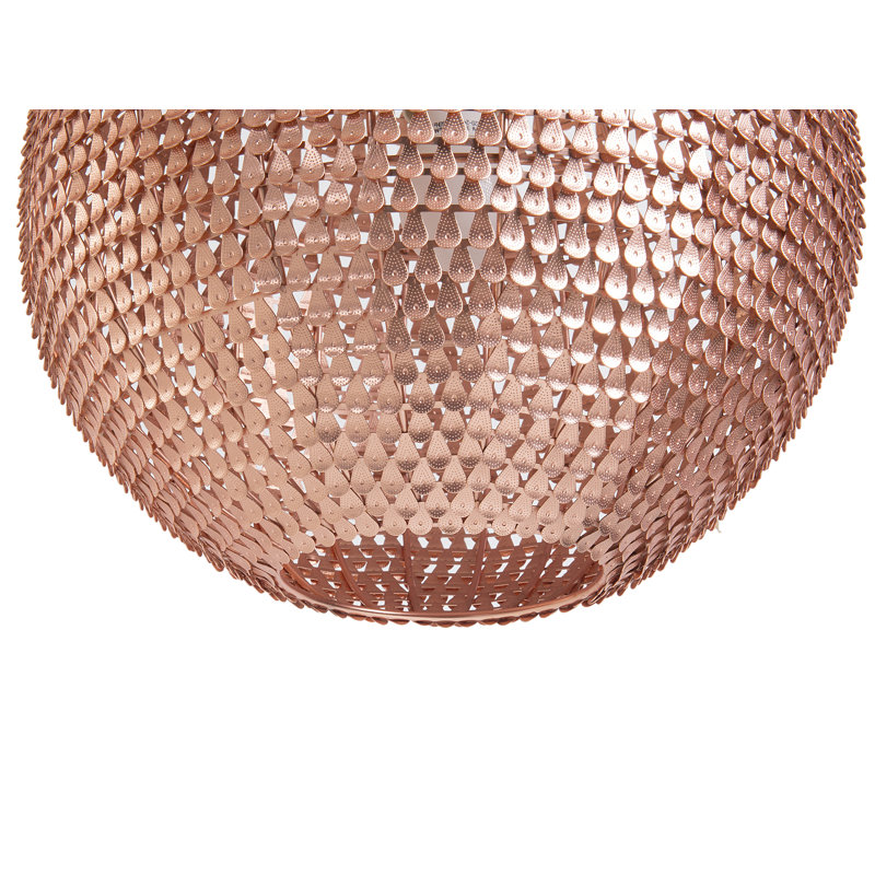 Derek 1 - Light Sphere Pendant, Copper