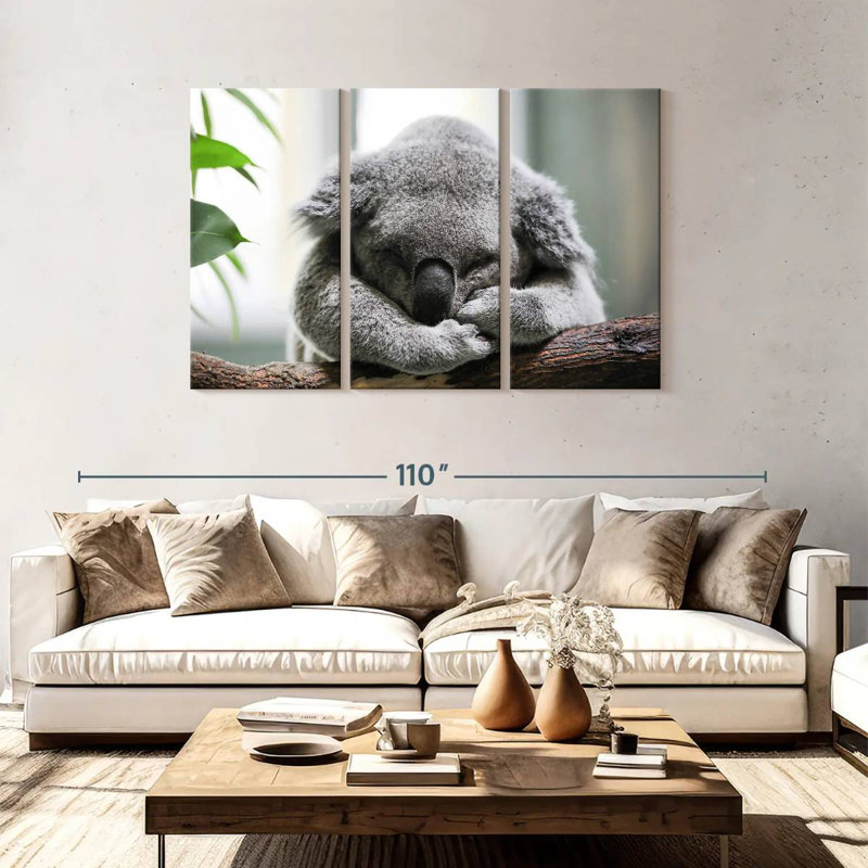 Brampt Napping Koala, 48" H x 74" W