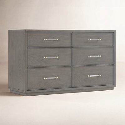 Vienna 6-Drawer Dresser with Acrylic