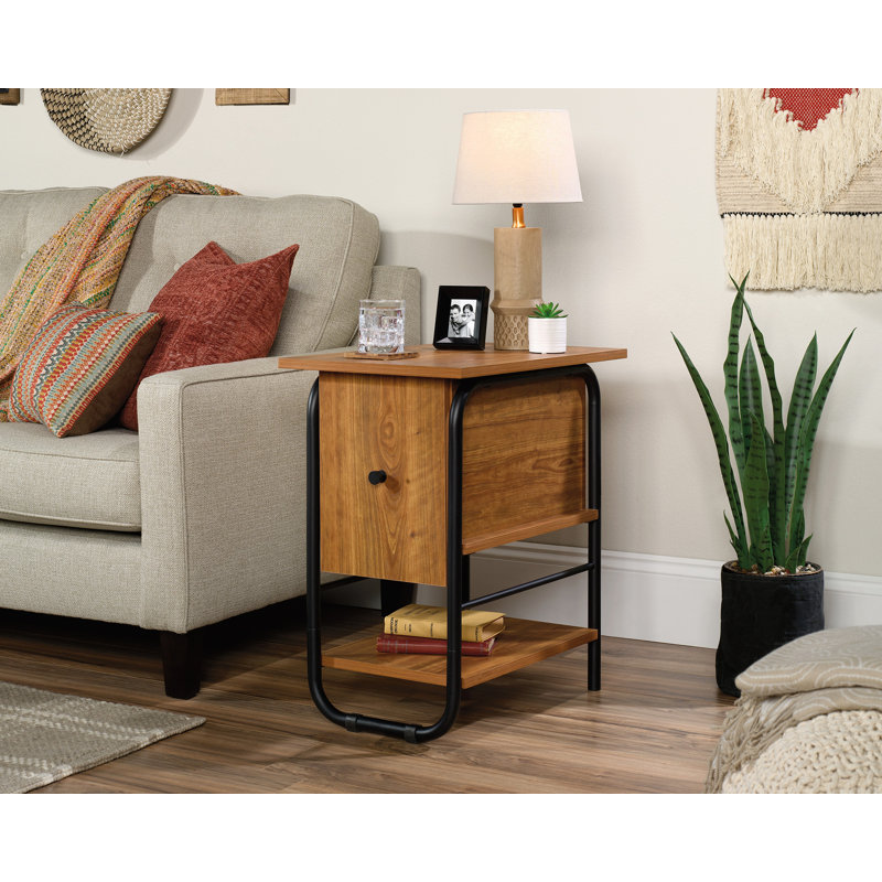Table de bout abstraite avec rangement
