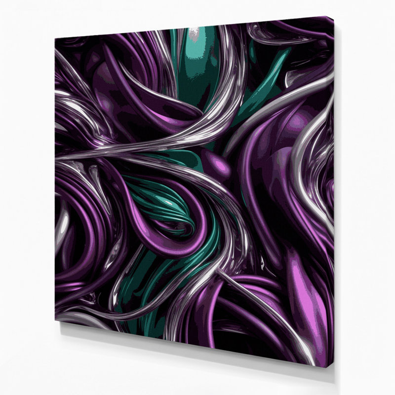 Art abstrait sur toile 37 formes abstraites, H 12 po x l 12 po