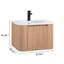 Meuble-lavabo mural de 24 po avec lavabo au design incurvé, finition en bois texturé ondulé, marbre de culture intégré intégré, meuble-lavabo flottant moderne pré-assemblé avec tiroir à fermeture en douceur-1362232652