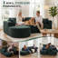 3 Seater Fabric Corner Sectional-128842367-128842364