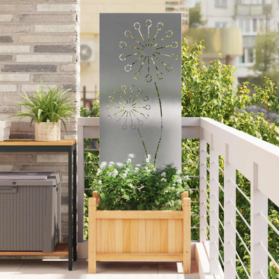 vidaXL Garden Privacy Screen Partition Outdoor Decor Modern Decorative Barrier