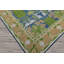 Tapis multicolore bleu touffeté à la main-123131488