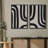 Geometric Line Shape Mid Century Modern Black Abstract Spiral Neutral Decor Framed On Canvas 2 Pieces Print Wall Art-96427522-96427516
