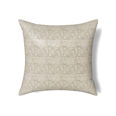 La Sirene Floral Cotton Throw Pillow