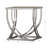 Anjaliyah Glass Top End Table
