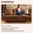 Ainsley 73'' Faux Leather Sofa-381948463
