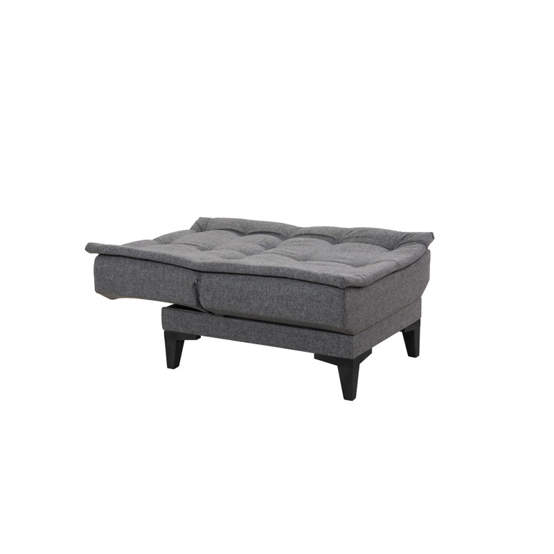 Ensemble de canapé 3 pièces Sky, 100 % lin gris foncé