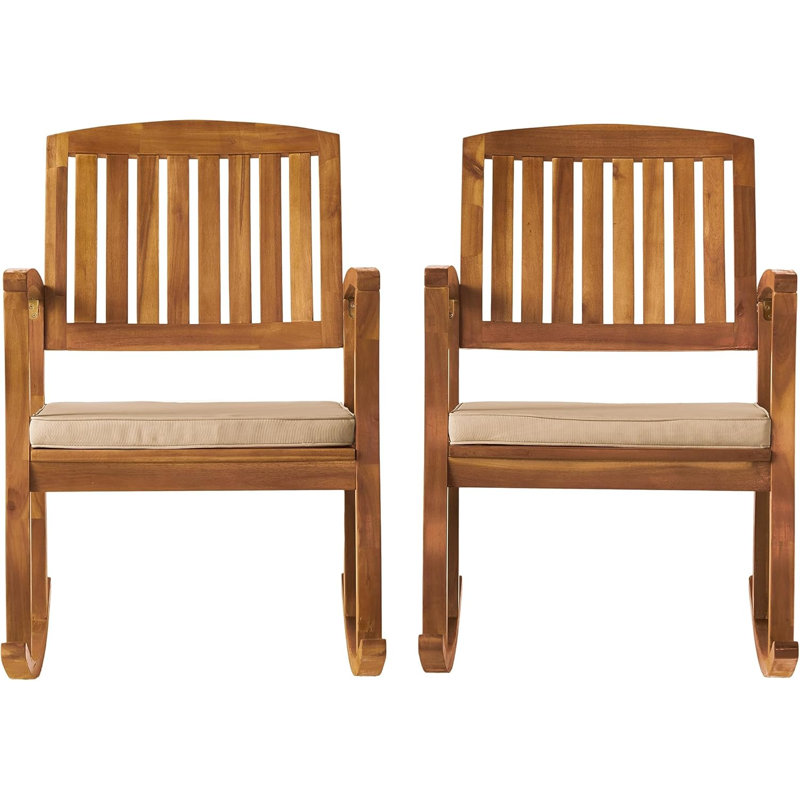 Chaise berçante Broadfoot avec coussin
