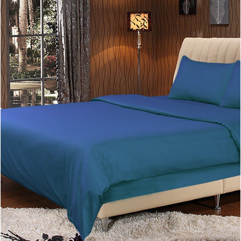 Modern & Contemporary Duvet Cover, Blue, King