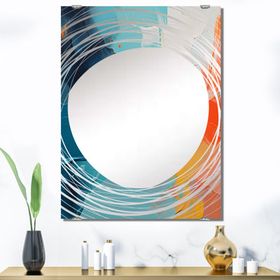 Crisinda - miroir mural peinture abstraite