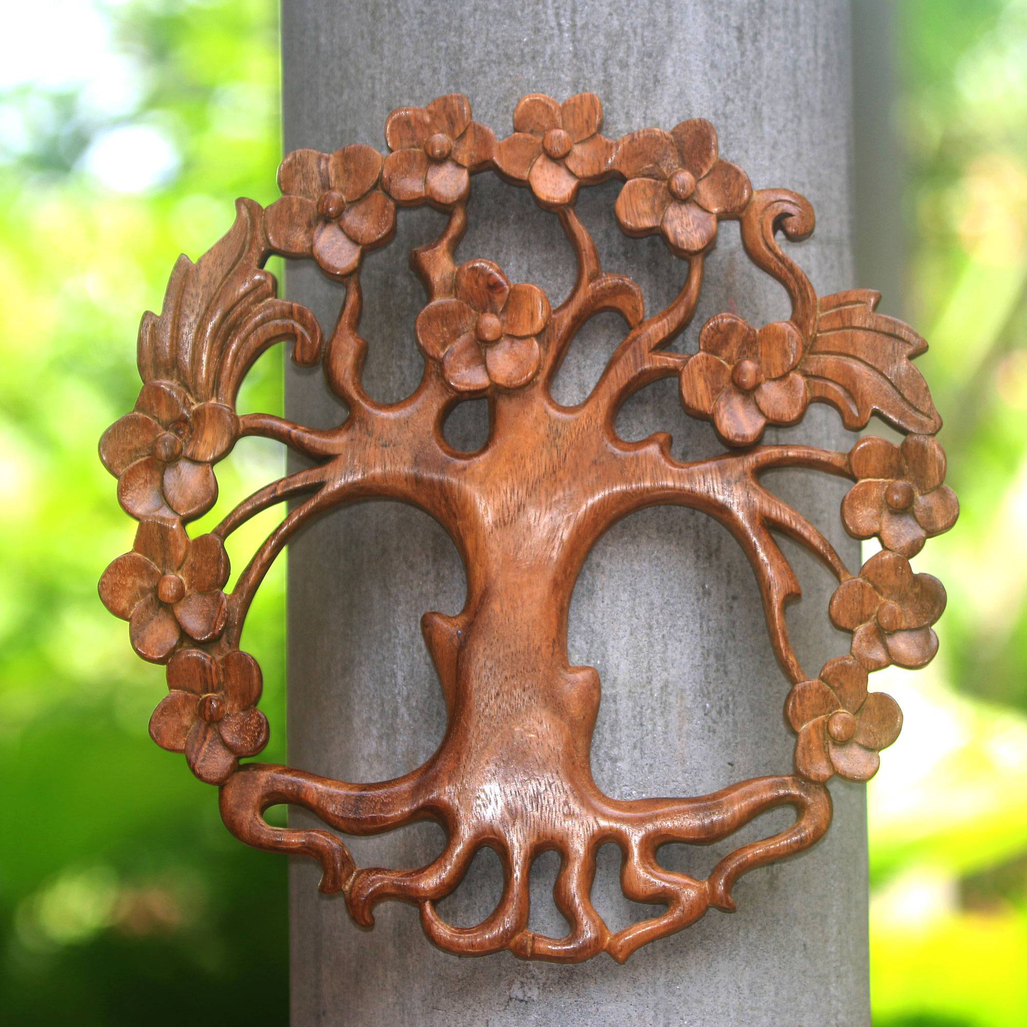 Bungalow Rose Tree of Beauty Wood Relief Panel Wall Décor | Wayfair