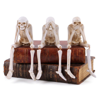 Squelette d'Halloween pour l'intérieur de la cheminée